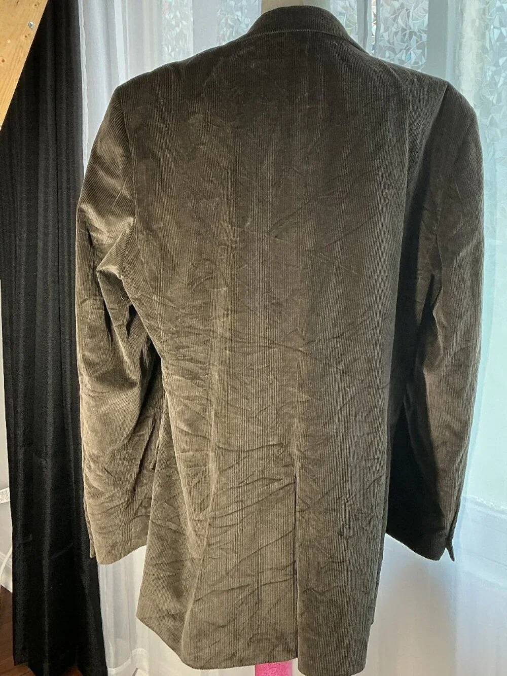 Club Room Macy’s Men’s 44L Brown Cotton Corduroy Blazer Sport Coat